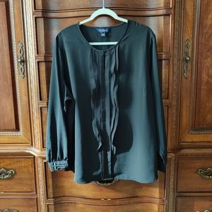 Lands' End, long top, black  20W